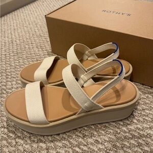 NEW! Rothy's Lightweight Wedge Sandal
